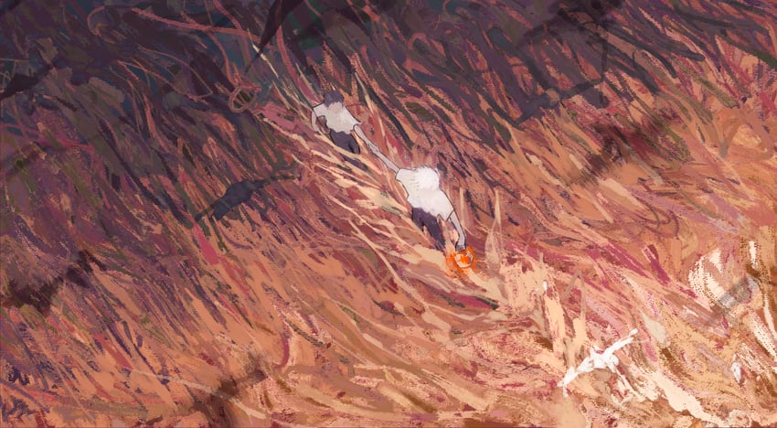 ikari shinji and nagisa kaworu (neon genesis evangelion) drawn by hj_hikari0606
