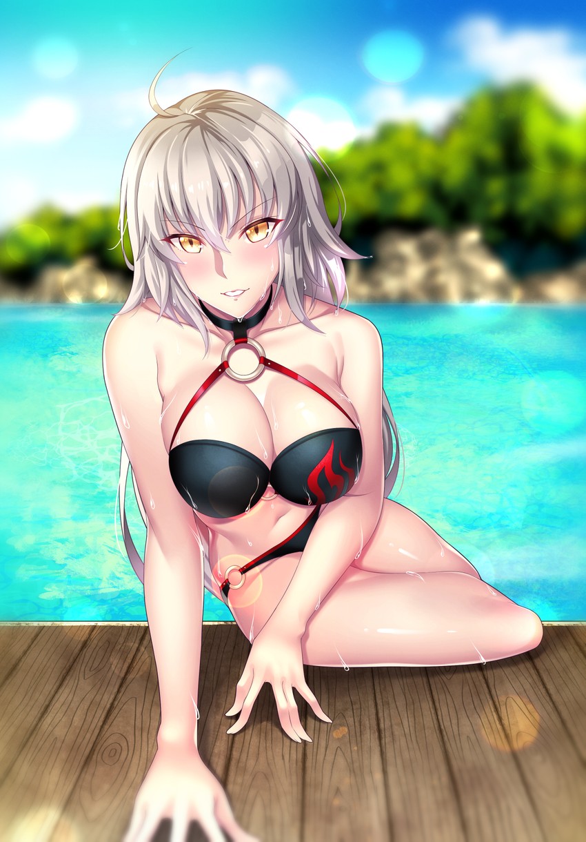 jeanne d'arc alter (fate and 1 more) drawn by nakamura_tenjin