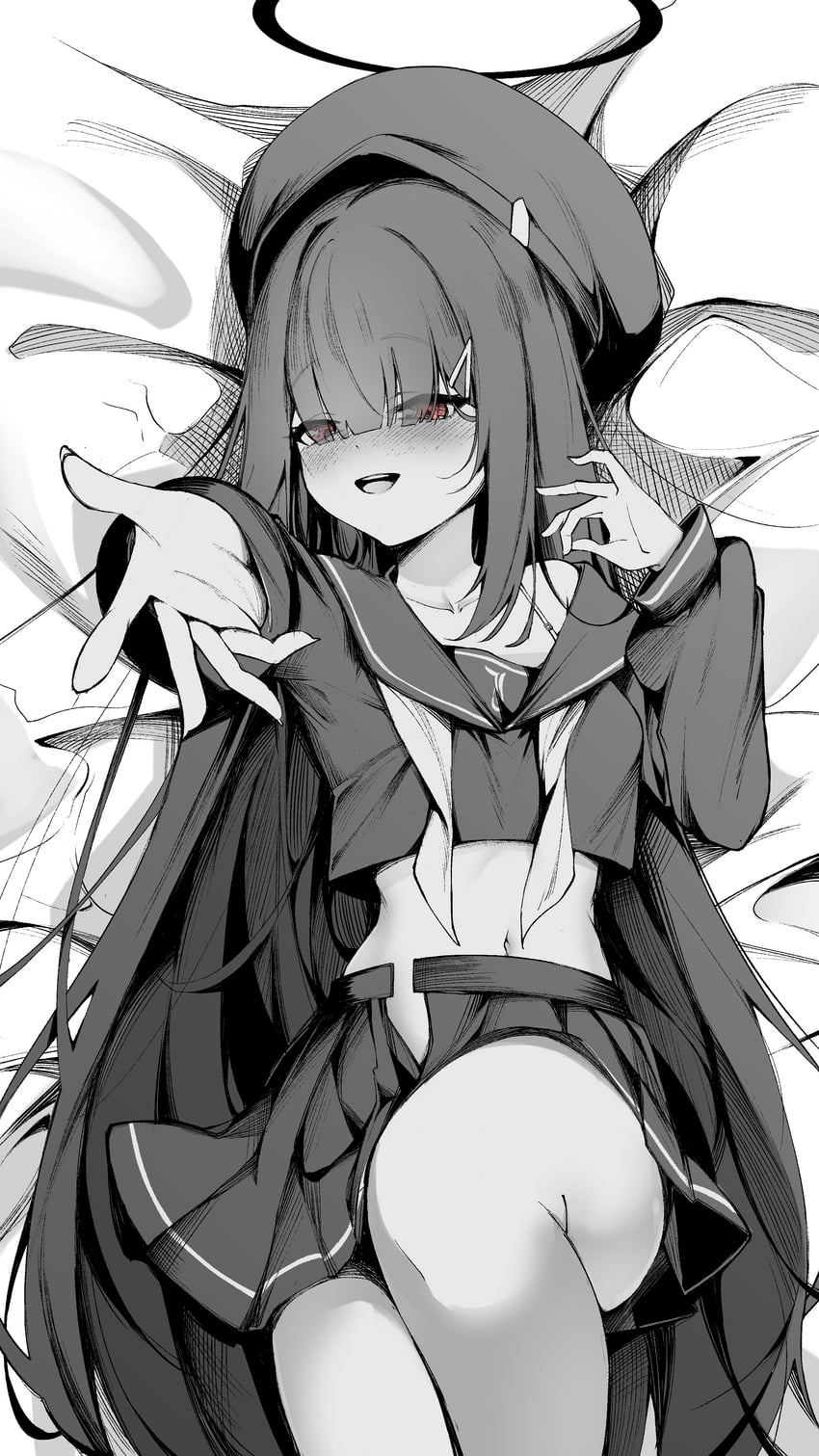 justice task force member (blue archive) drawn by clover_dot_(clov_erd)