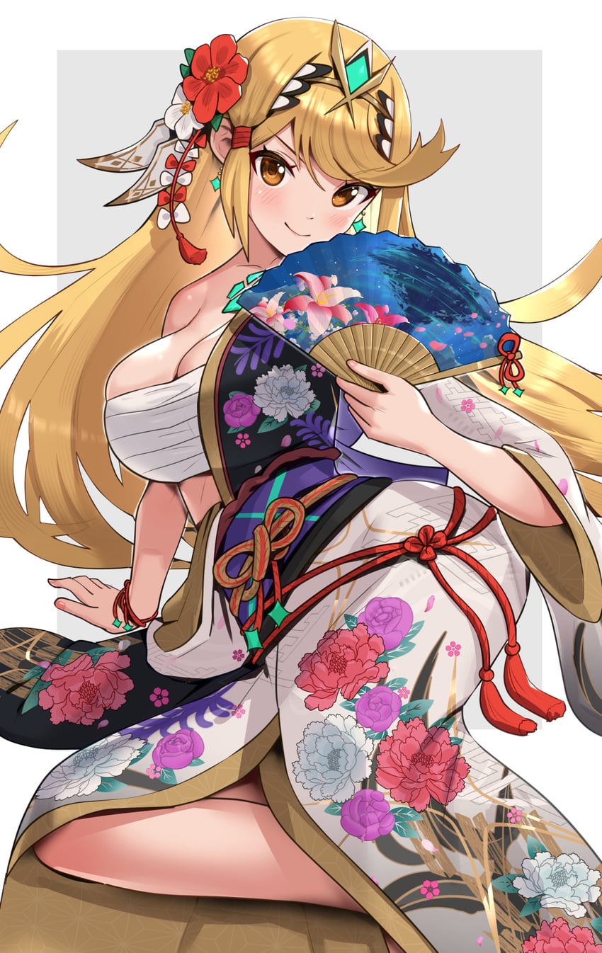 mythra (xenoblade chronicles and 1 more) drawn by gonzarez