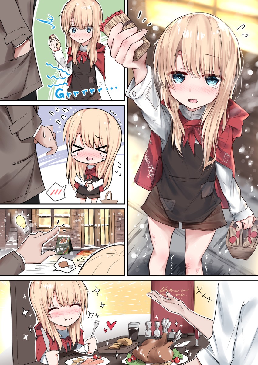 little match girl (andersen's fairy tales) drawn by kanju