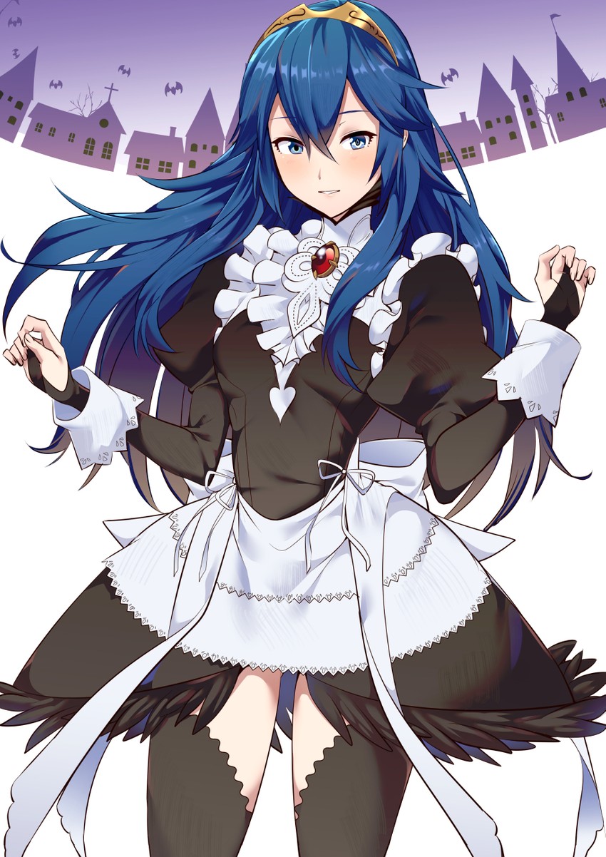 lucina and flora (fire emblem and 2 more) drawn by ameno_(a_meno0)