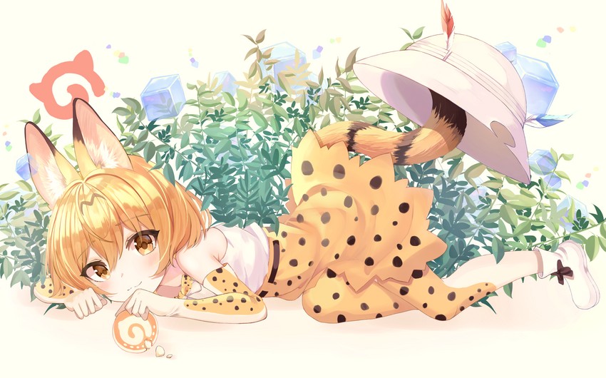 serval (kemono friends and 1 more) drawn by yongyong_(yongyong7578)