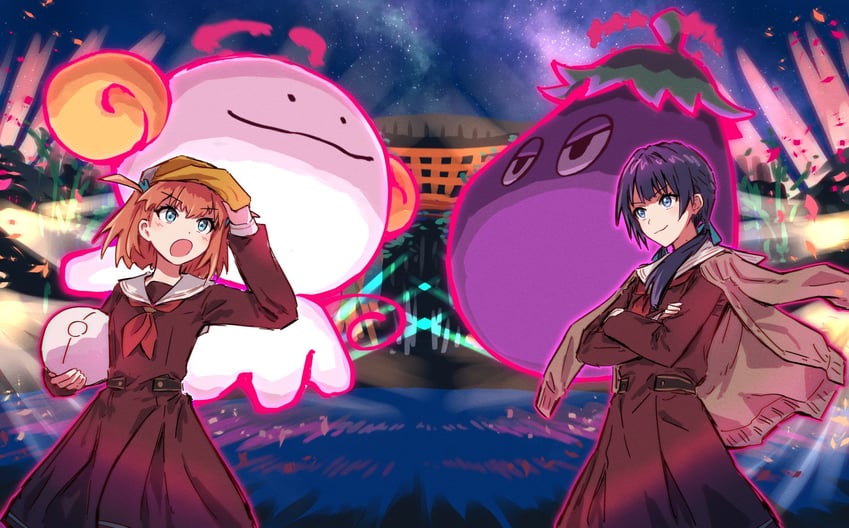 hinoshita kaho, murano sayaka, and nasu-san (pokemon and 2 more) drawn by bullfalk