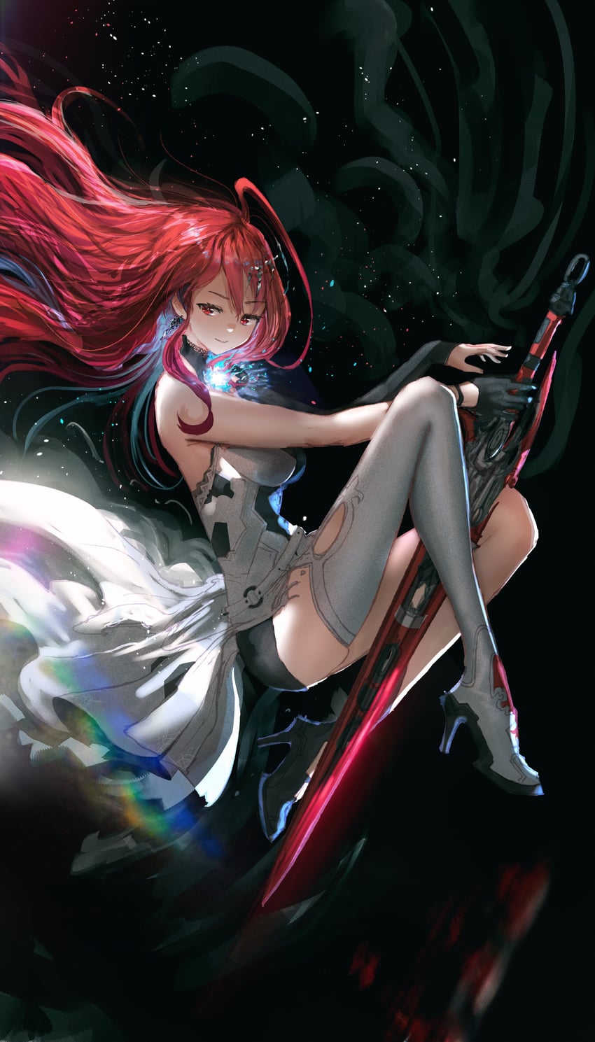elizabeth rose bloodflame (hololive and 1 more) drawn by advarcher