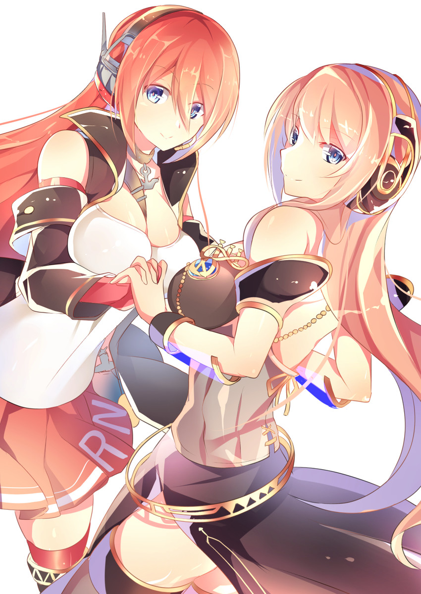 megurine luka, ranger, and asakawa yuu (vocaloid and 1 more) drawn by yuken_52
