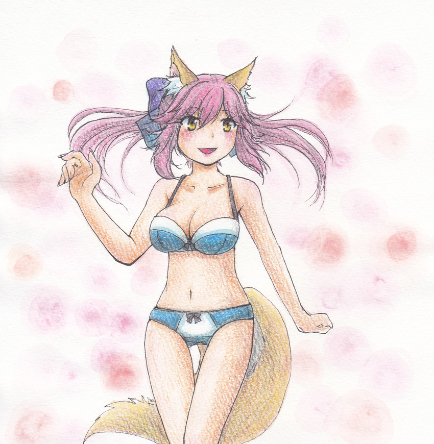 tamamo and tamamo no mae (fate and 1 more) drawn by yamazaki_makoto_na