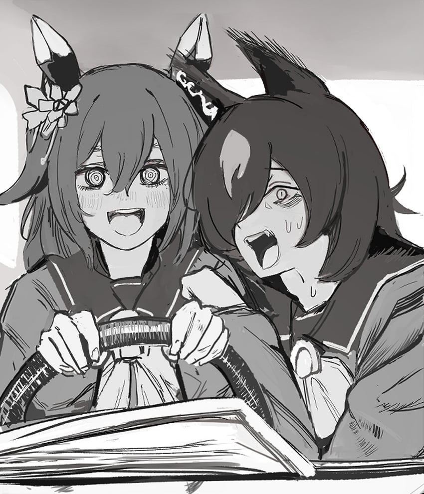 sirius symboli and sakura chiyono o (umamusume and 1 more) drawn by inaba_(usanopo)