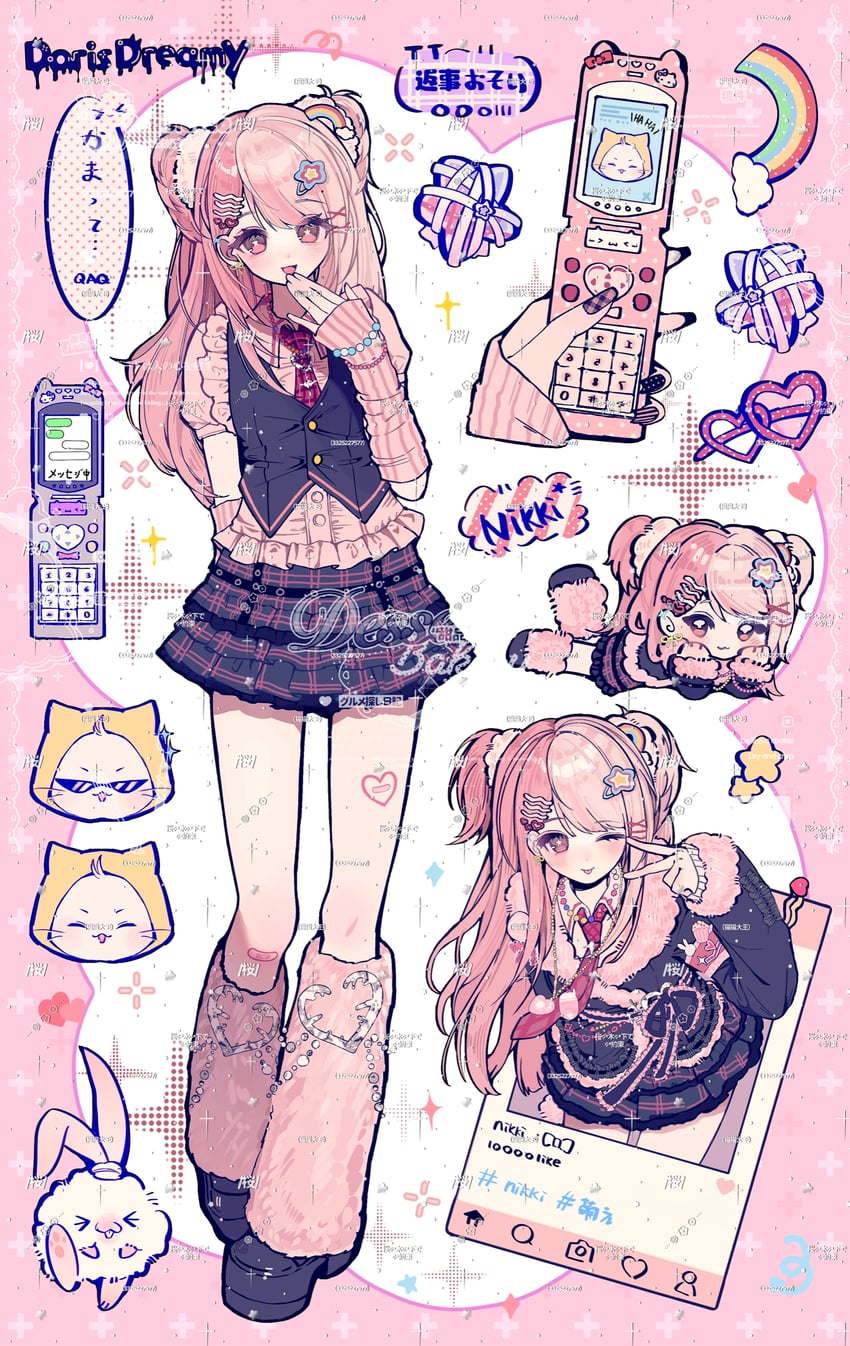 momo, rosie sweetheart, and blushbunny (nikki and 1 more) drawn by maomao_dawang