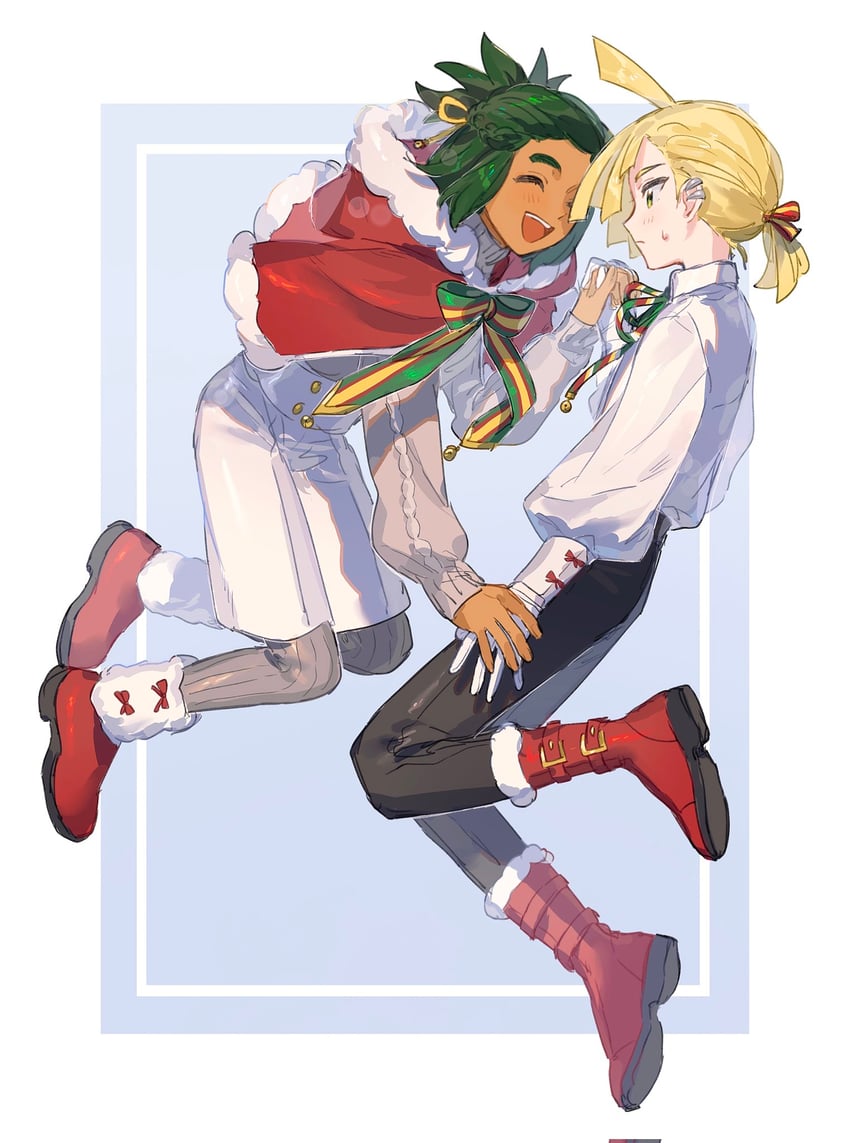 gladion and hau (pokemon and 1 more) drawn by fua1heyvot4ifsr
