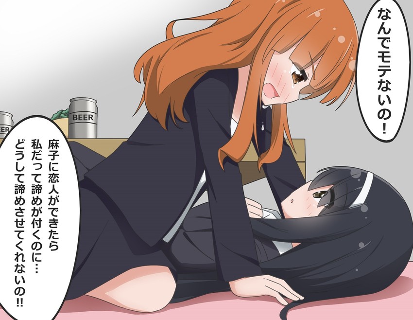 takebe saori and reizei mako (girls und panzer) drawn by miruzawa_akechi