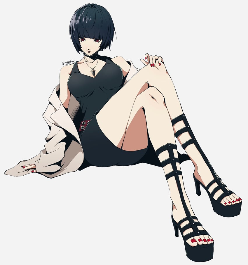 takemi tae (persona and 1 more) drawn by pppppknw