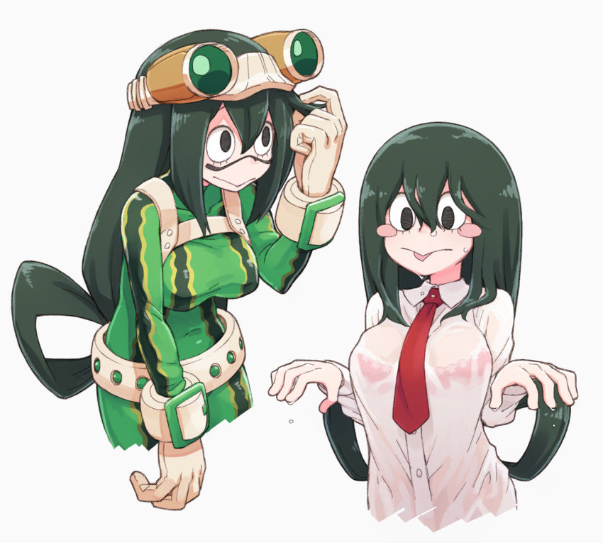 asui tsuyu (boku no hero academia) drawn by mochi_(mochi444420)