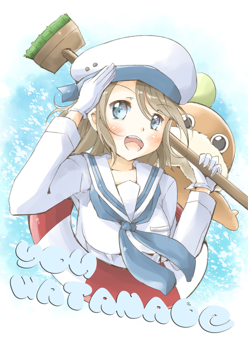 watanabe you and uchicchii (love live! and 1 more) drawn by sanpo