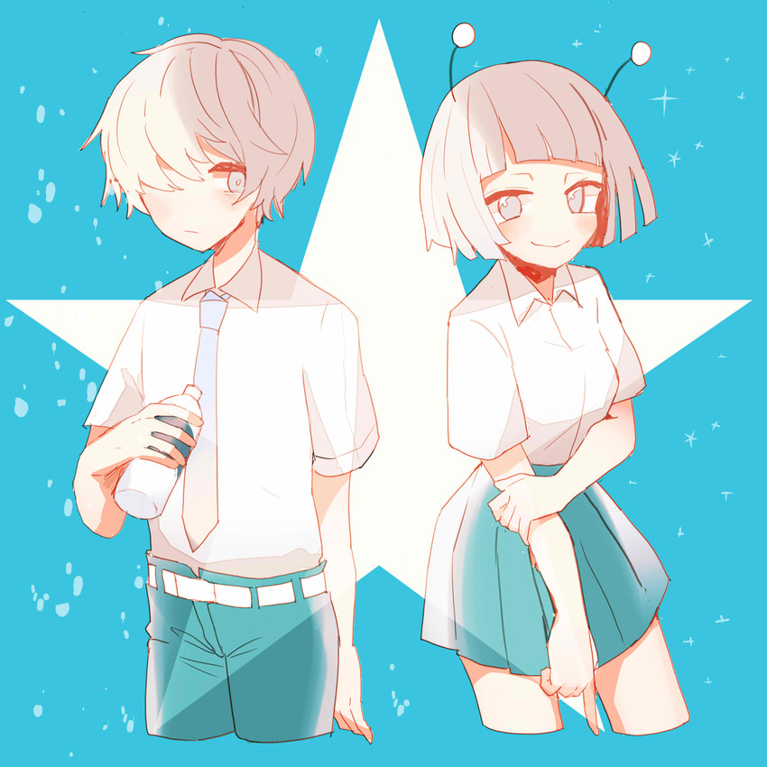 andromedako and andromedao (nayutalien and 2 more) drawn by koniro