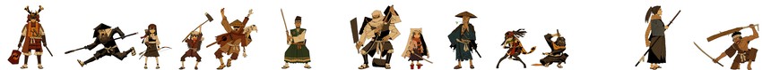 miyamoto musashi and sasaki kojirou (original) drawn by yaza