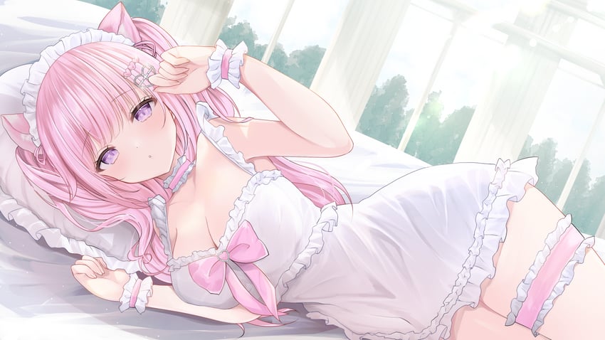 yumori nanya (indie virtual youtuber) drawn by kurage_cc