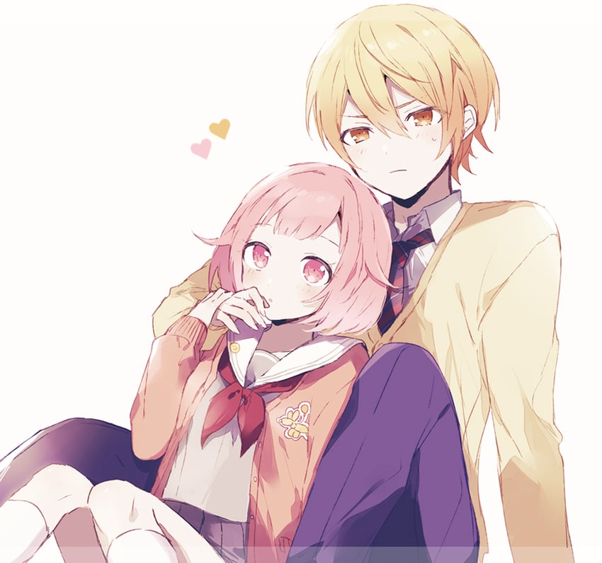 ootori emu and tenma tsukasa (project sekai) drawn by qi7pi