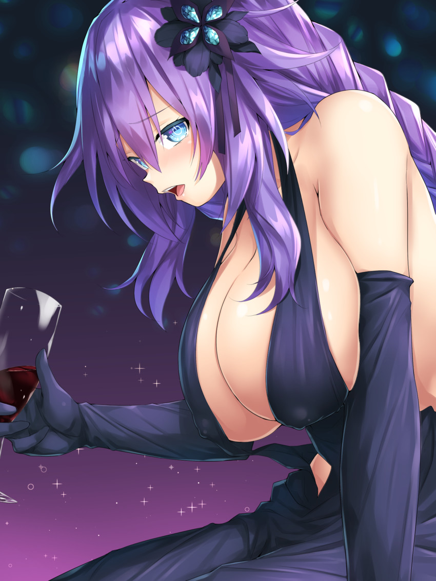 purple heart (neptune and 1 more) drawn by oekakizuki