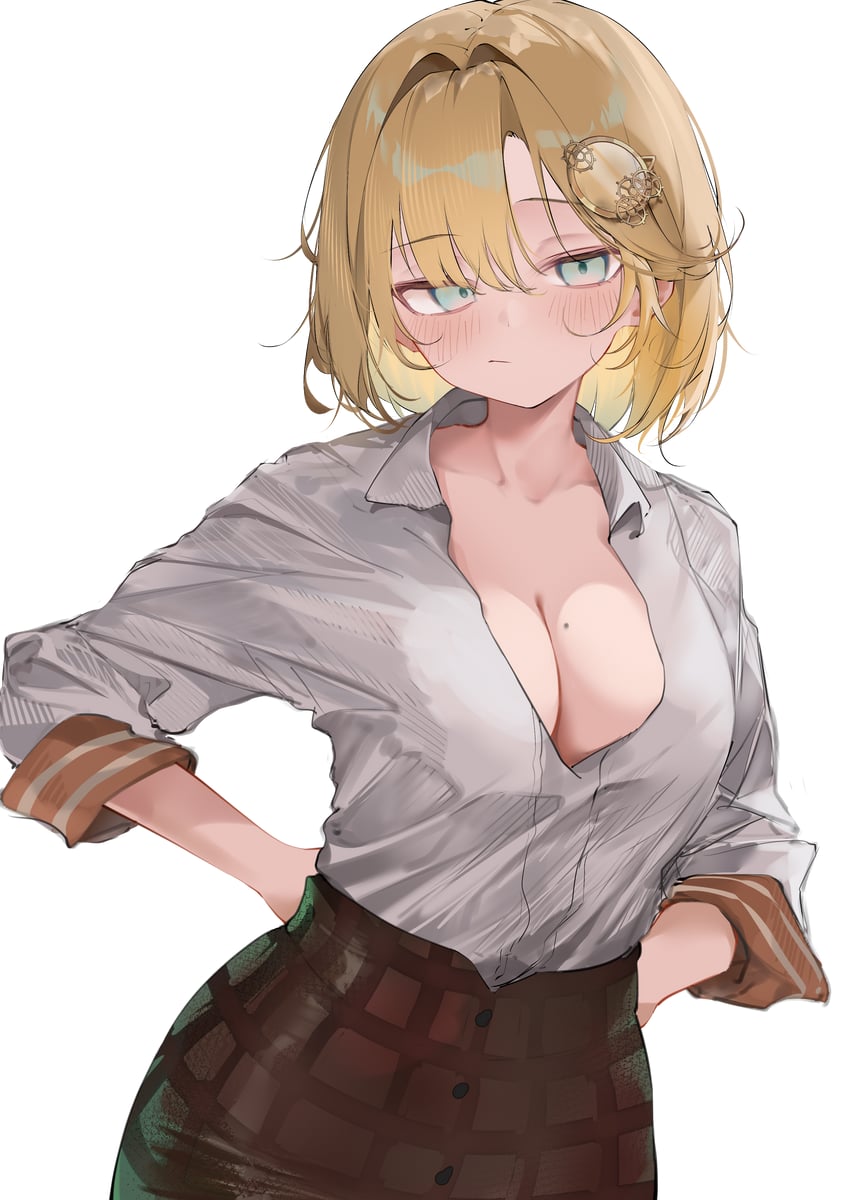 watson amelia (hololive and 1 more) drawn by pepq