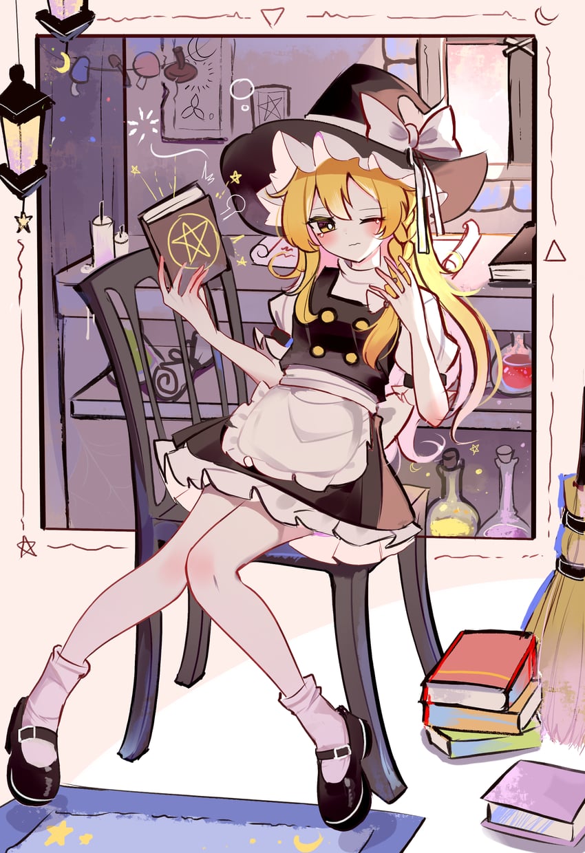 kirisame marisa (touhou) drawn by shen_bi_ren_(user_rjgy2824)