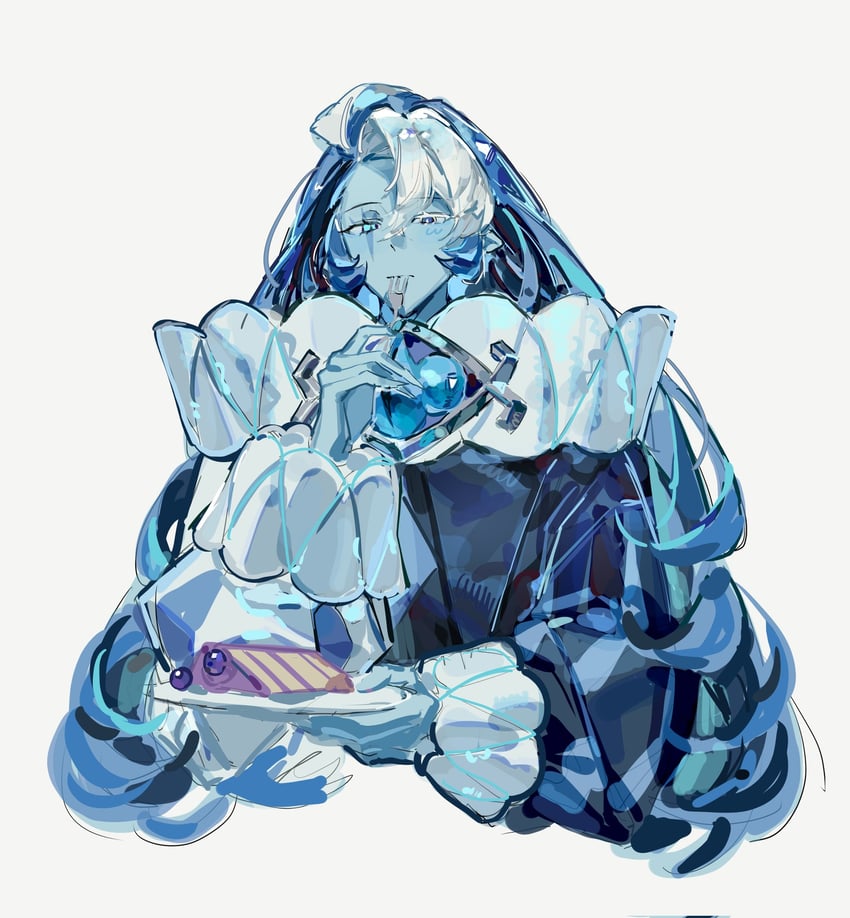 shadow milk cookie (cookie run and 1 more) drawn by f4d1a6