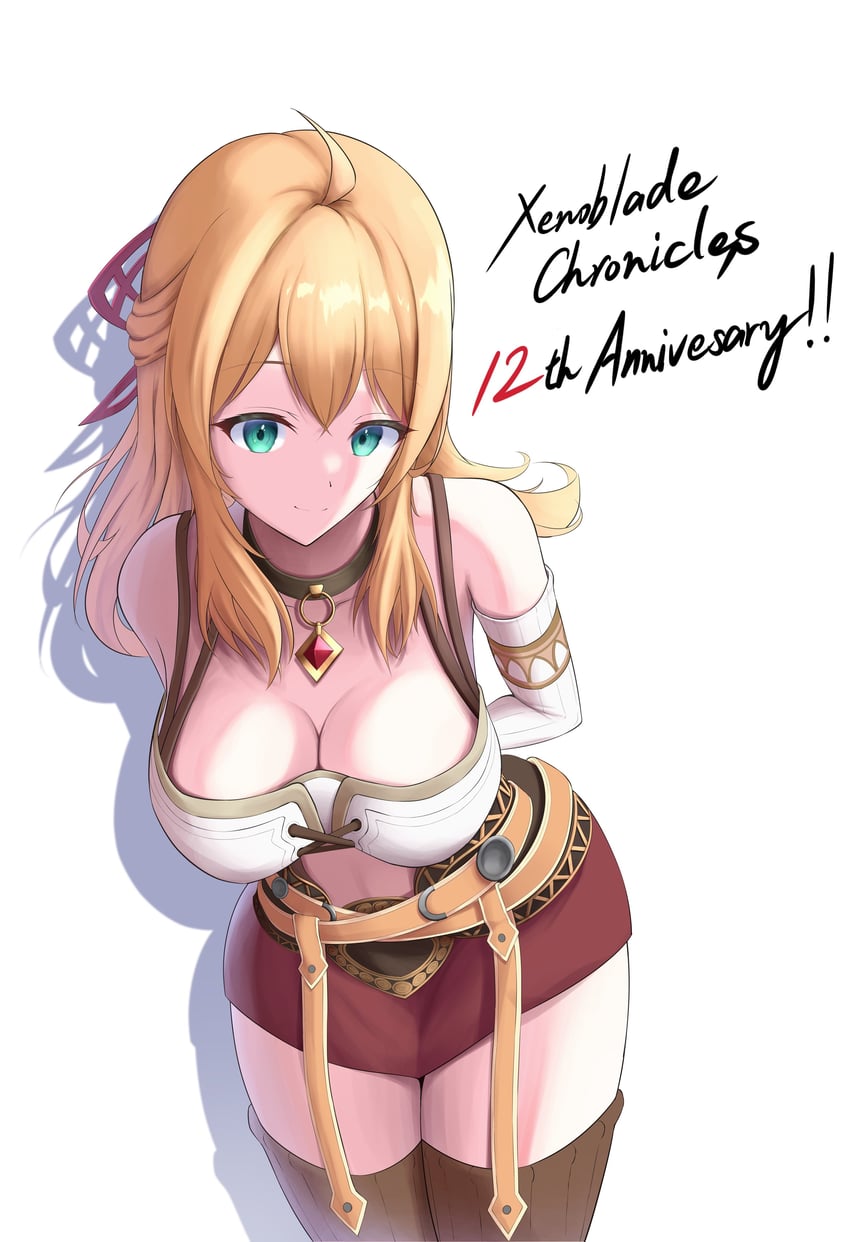 fiora (xenoblade chronicles and 1 more) drawn by okazu2010015