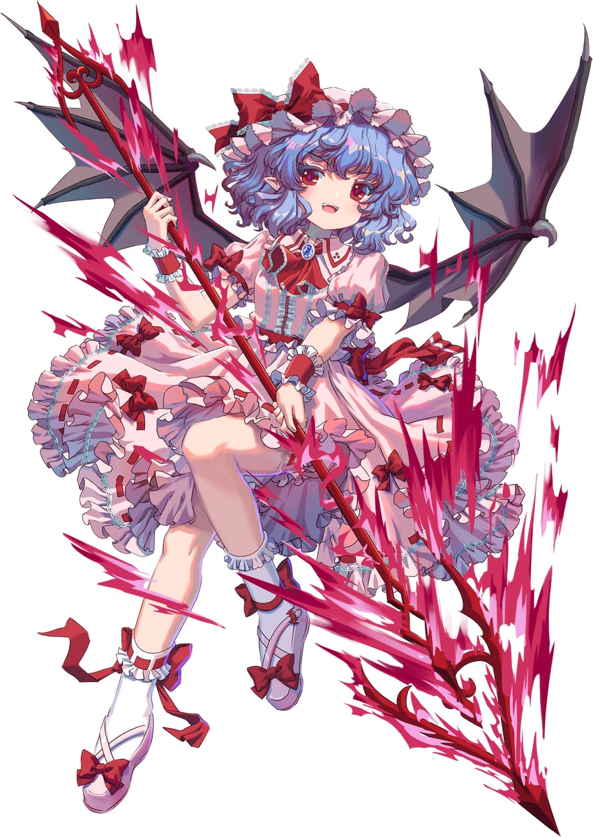 remilia scarlet (touhou and 1 more) drawn by kumio