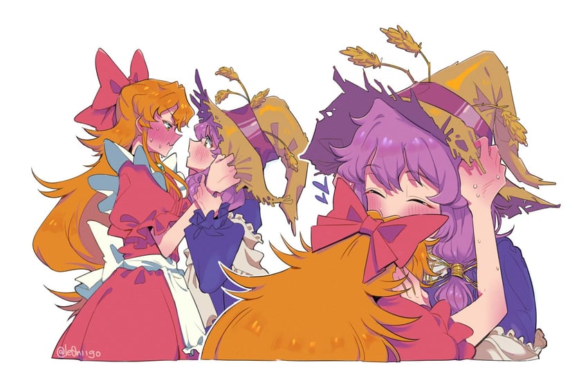 elise liedl and rozenmarine (little goody two shoes) drawn by le0niigo
