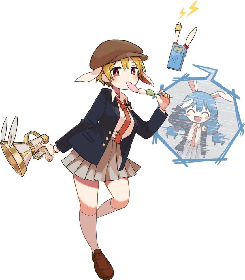 seiran and ringo (touhou and 1 more) drawn by kyuukei_usagi