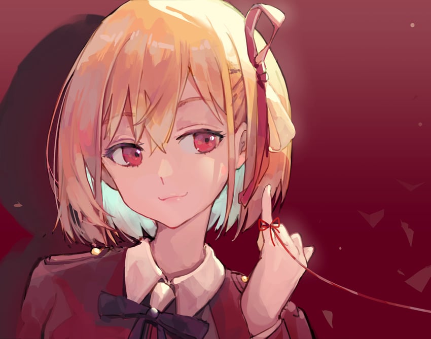 nishikigi chisato (lycoris recoil) drawn by qingtian_bu_xi_huai_hai_zhi