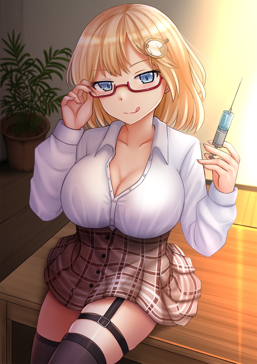 watson amelia (hololive and 1 more) drawn by kazenokaze
