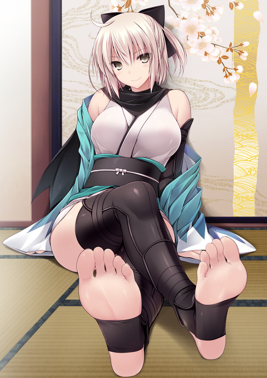okita souji (fate and 1 more) drawn by ruton-niki