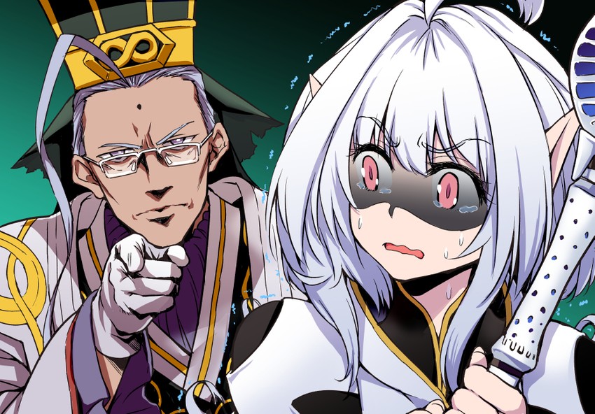 merlin, chen gong, and uncle sam (fate and 4 more) drawn by makishima_rin