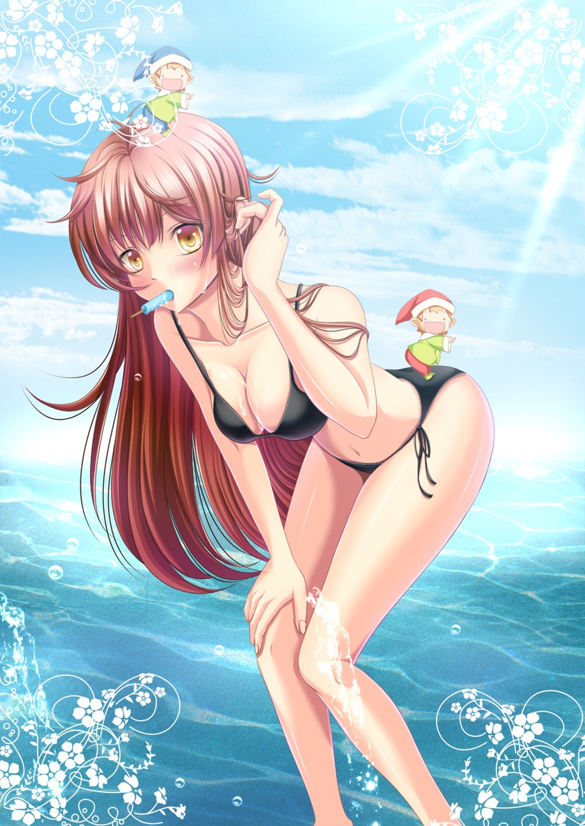 watashi and fairy (jinrui wa suitai shimashita) drawn by toshi_(1-147)