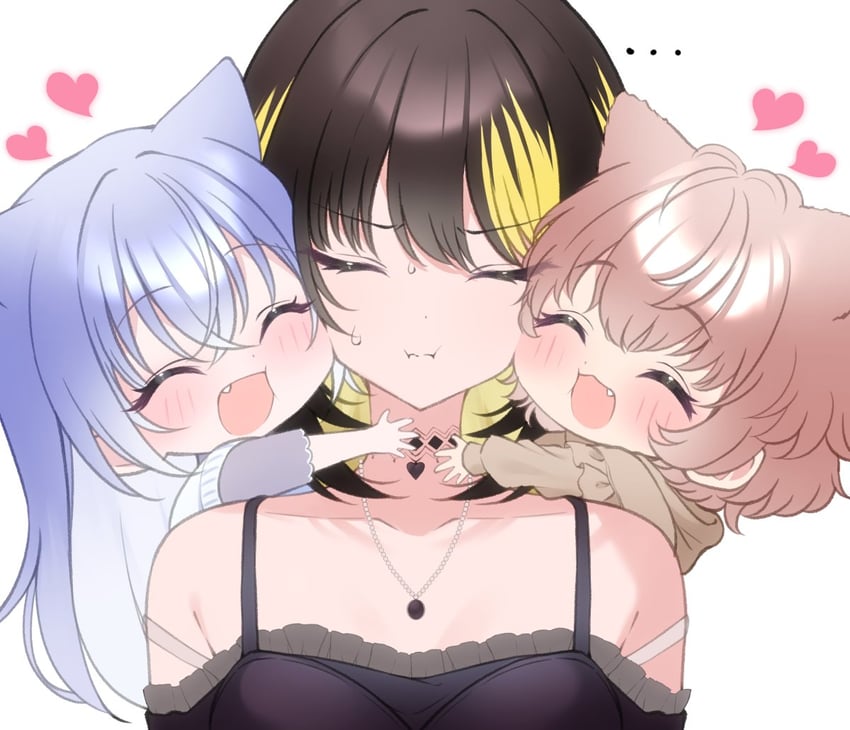 ikaruga luca, suzuki hana, and ikuta haruki (idolmaster and 1 more) drawn by shirasato_(phzm8733)