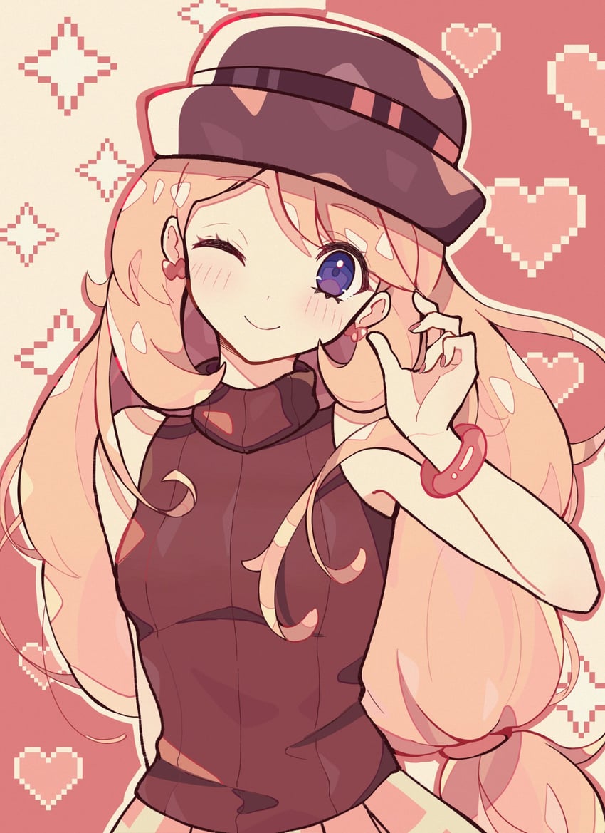 serena (pokemon and 1 more) drawn by haru_(haruxxe)