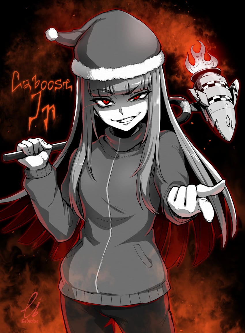 caboose junior (indie virtual youtuber) drawn by ebiblue