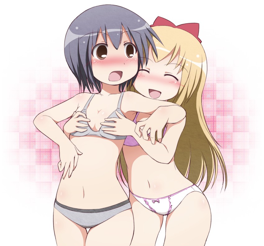 toshinou kyouko and funami yui (yuruyuri) drawn by earth_ekami