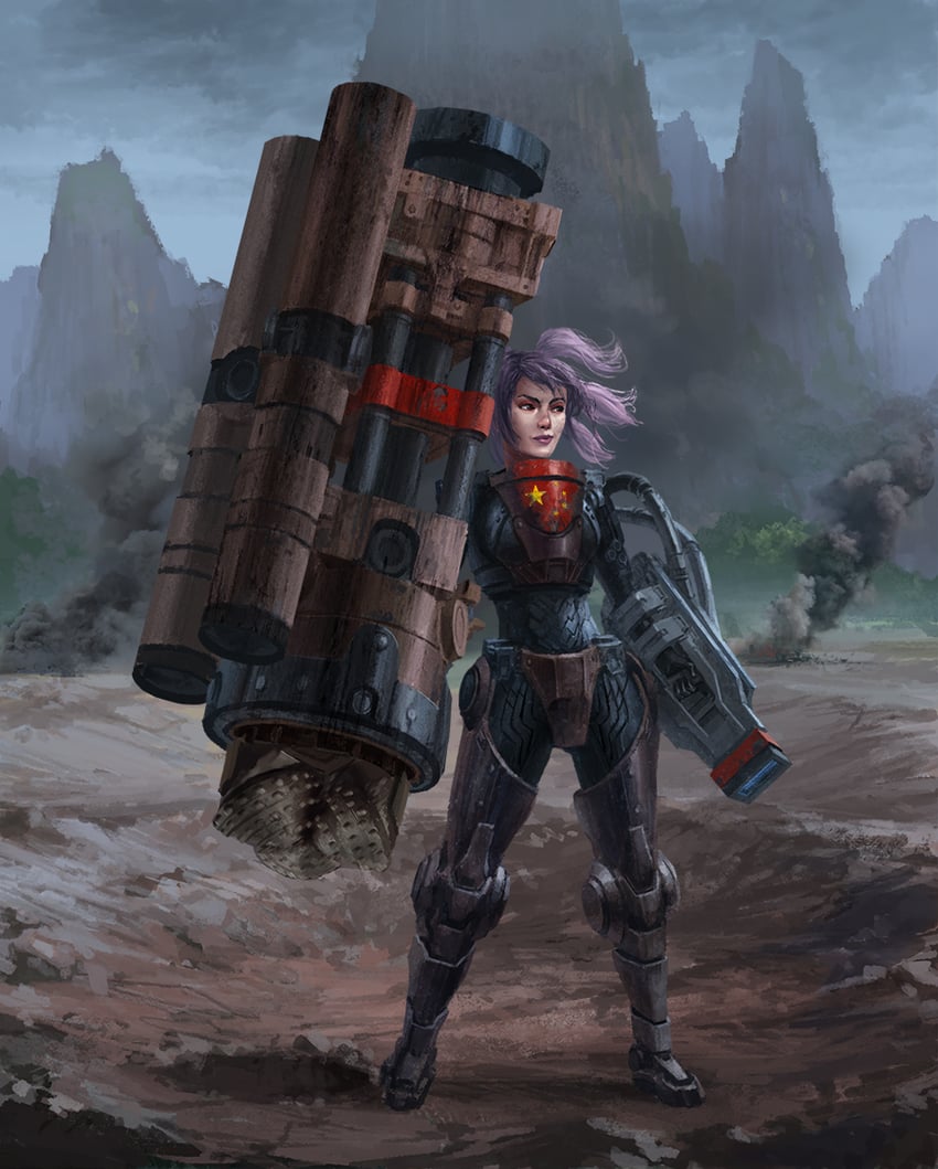 yunru (command & conquer and 3 more) drawn by phill_berry