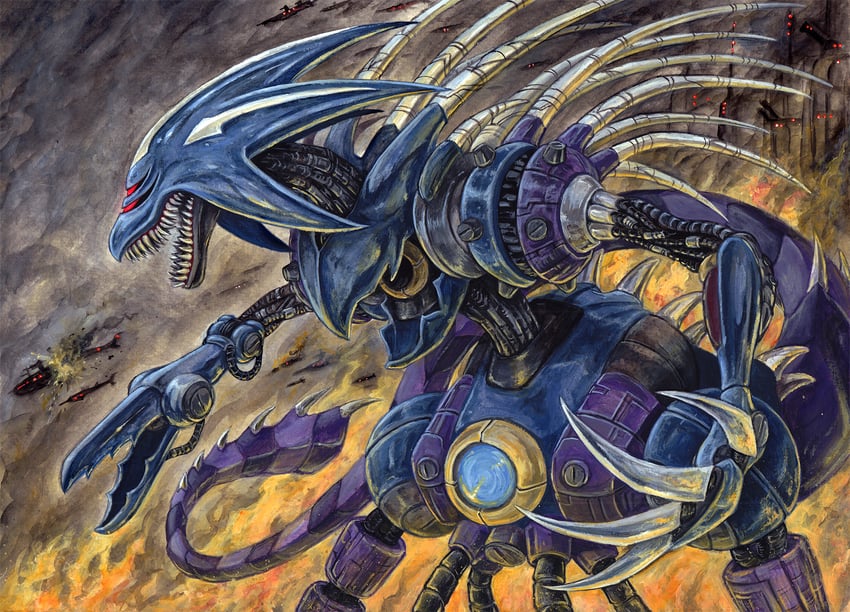 metal sonic and metal overlord (sonic and 1 more) drawn by ravencorona