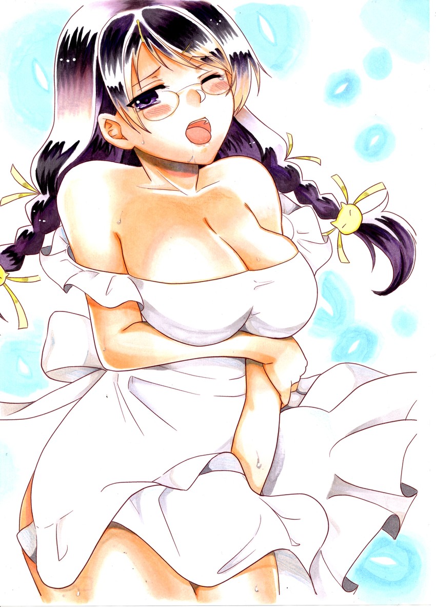 hanekawa tsubasa (monogatari and 1 more) drawn by touma_(tsunamiharuru)