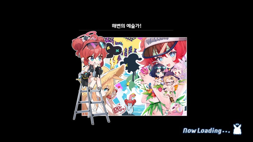 mari, himari, eimi, maki, hare, and 3 more (blue archive) drawn by inapple