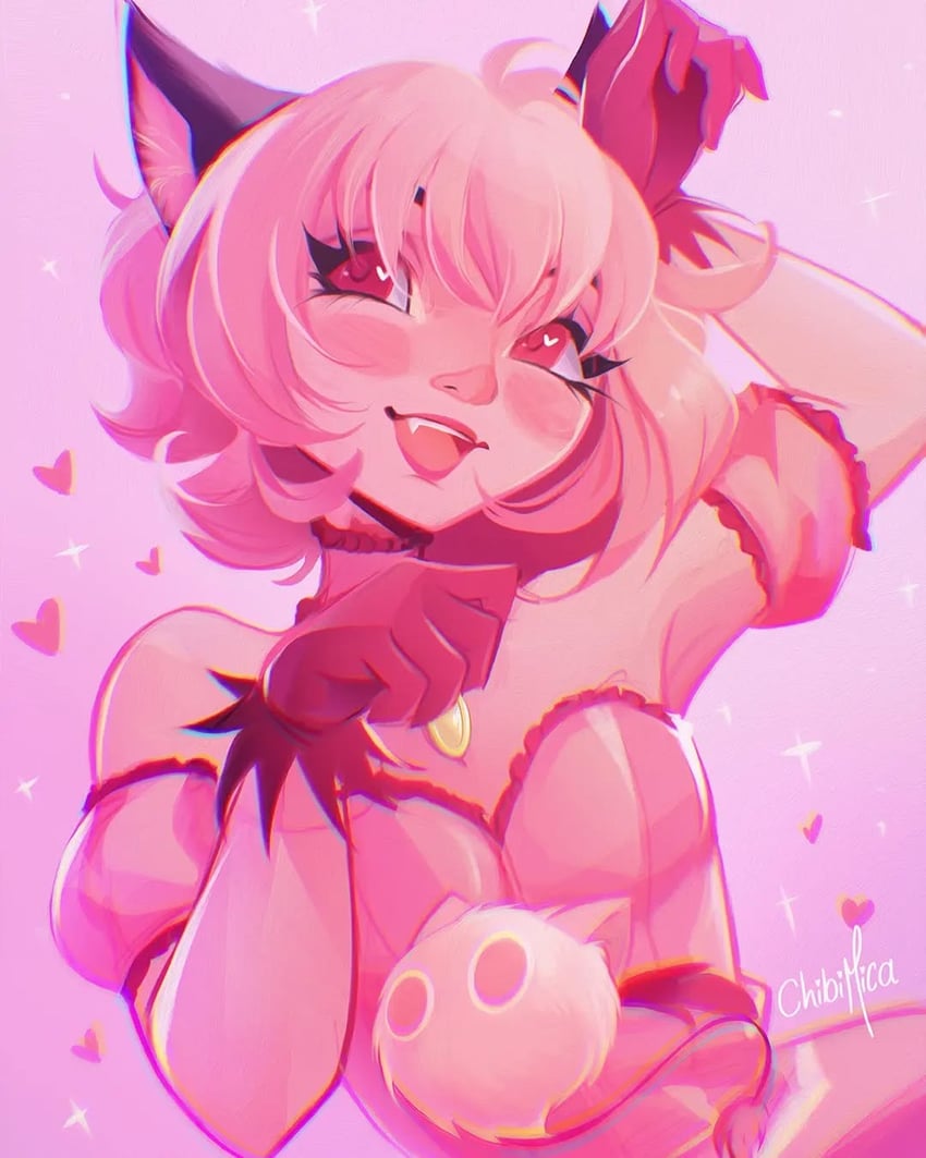 momomiya ichigo, mew ichigo, and masha (tokyo mew mew) drawn by chibimica