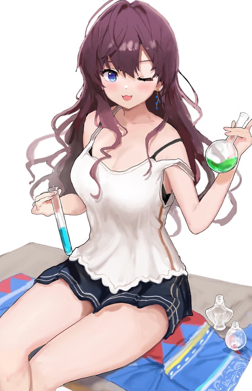 ichinose shiki (idolmaster and 1 more) drawn by hitodama_(madatohi)