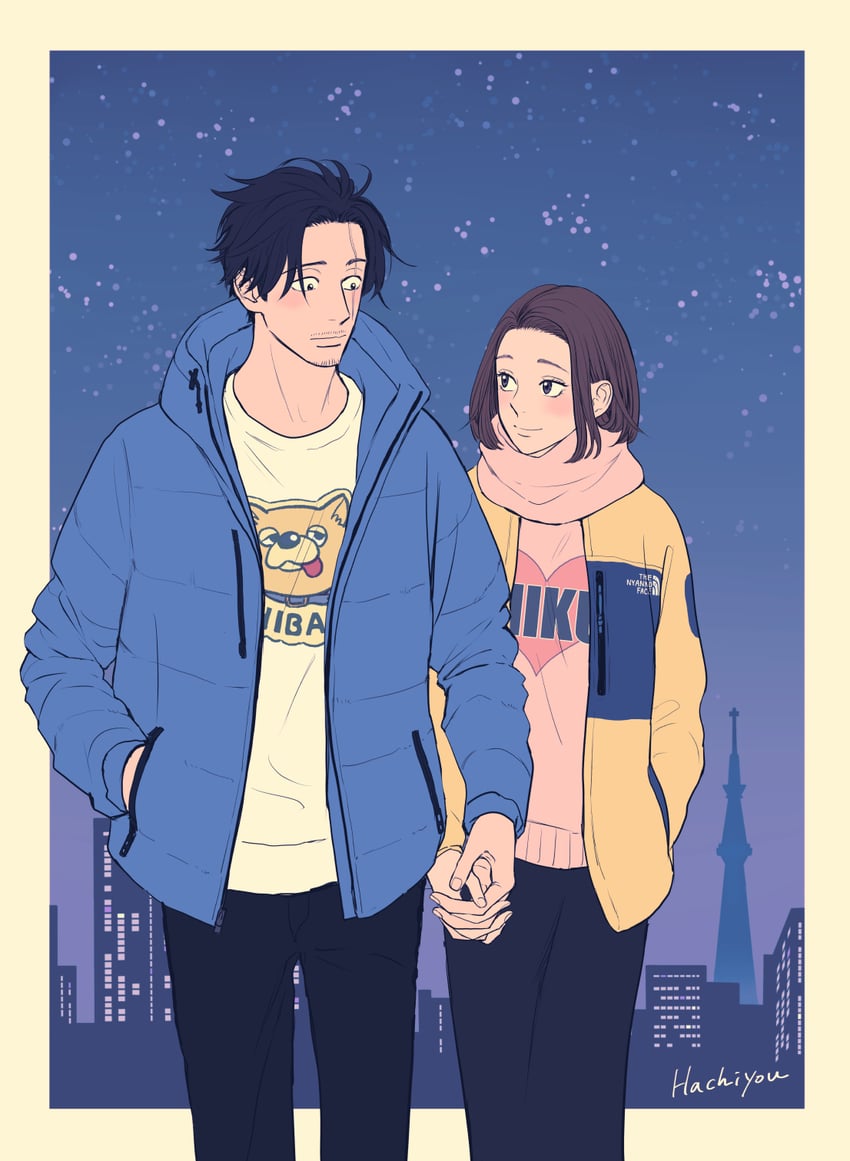 tatsu and miku (gokushufudou and 1 more) drawn by hachiyou