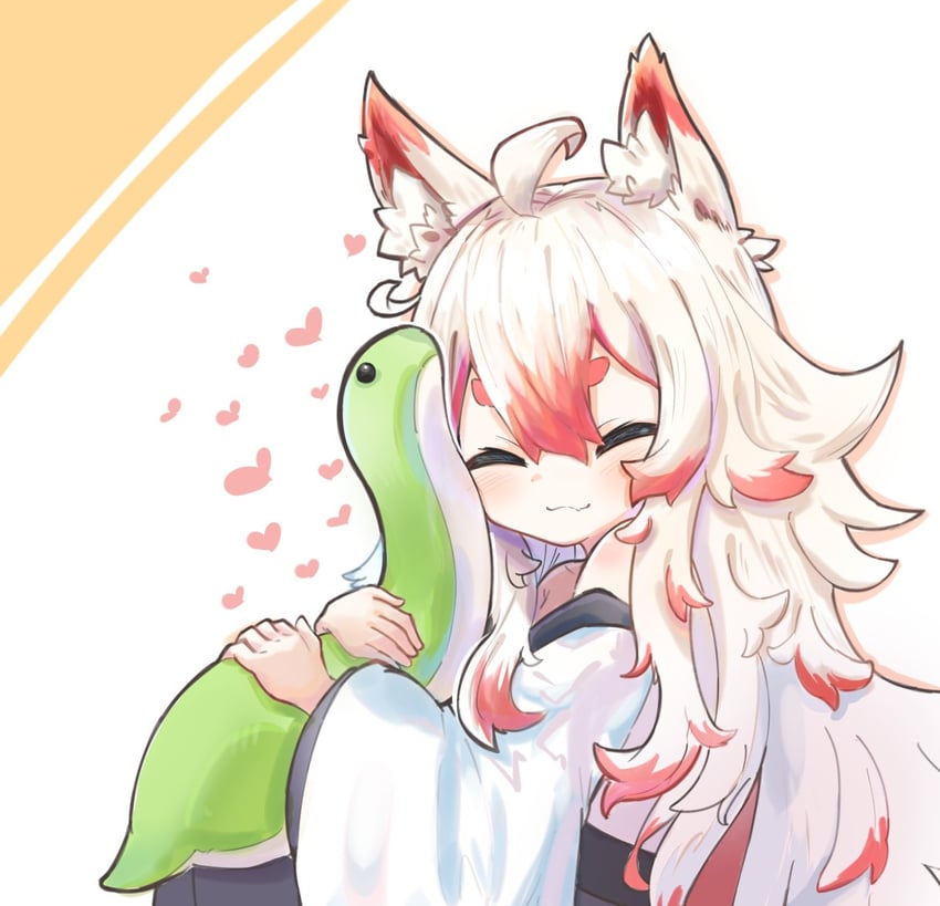 nessie and imibi (original) drawn by ame_to_ame