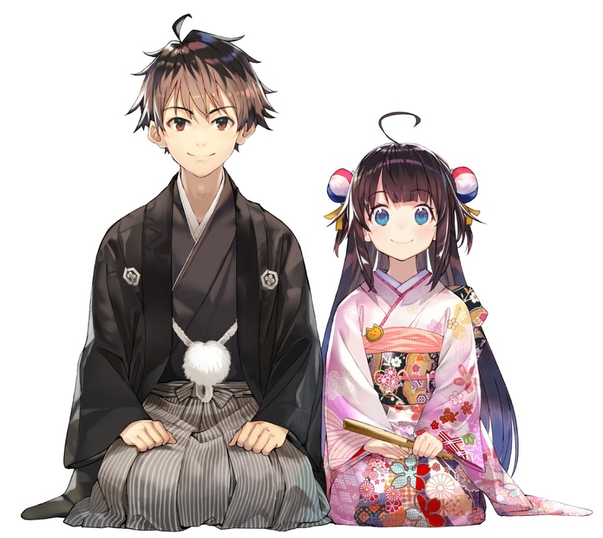 hinatsuru ai and kuzuryuu yaichi (ryuuou no oshigoto!) drawn by shirabi