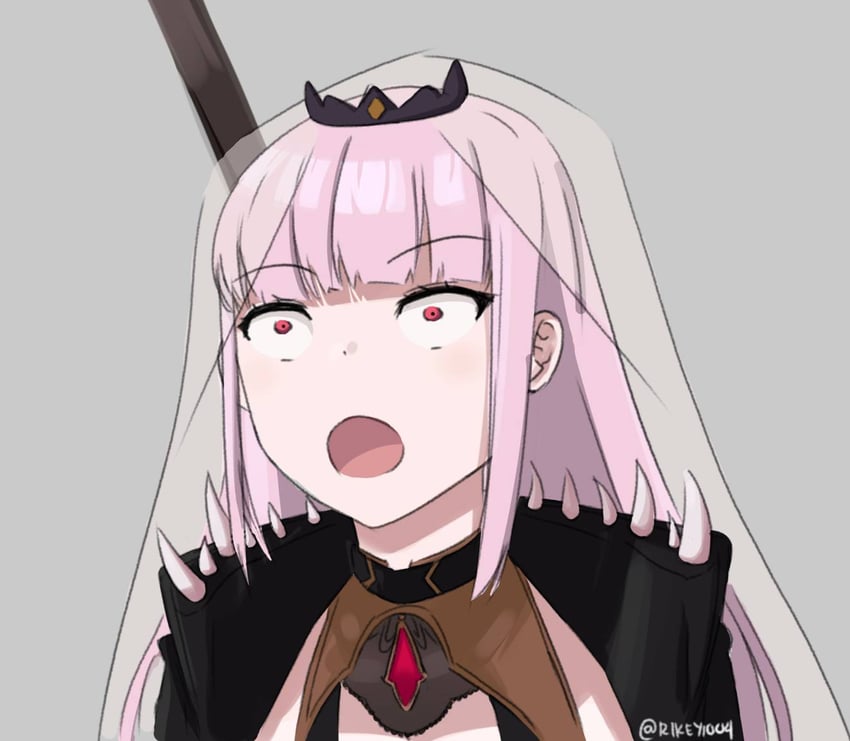 mori calliope (hololive and 1 more) drawn by rikey1004