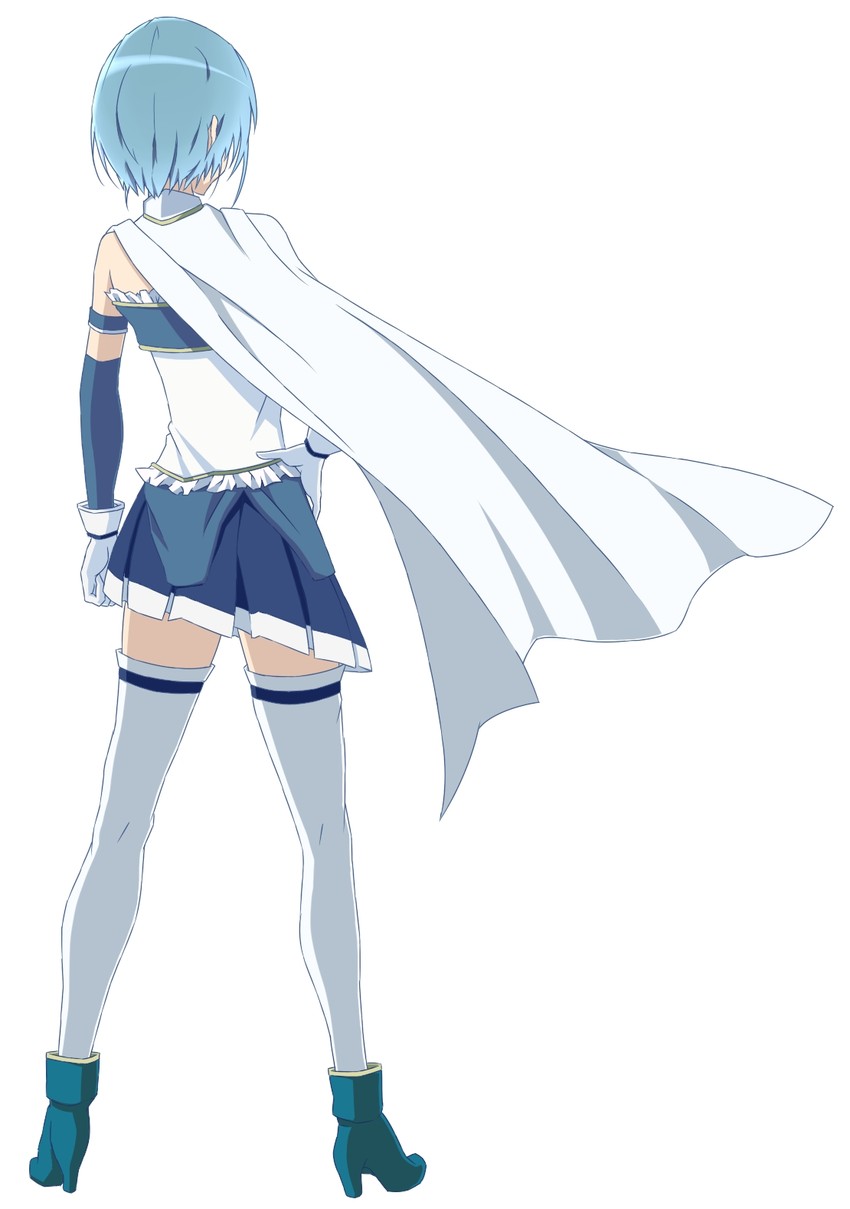 miki sayaka (mahou shoujo madoka magica) drawn by banzoku_olmeca